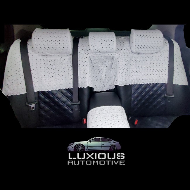 JDM LACE SEAT COVERS FOR 98-05 LEXUS GS / TOYOTA ARISTO