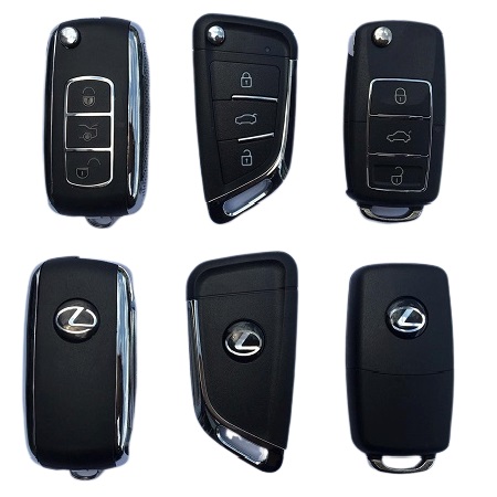 Luxious Automotive Flip Key for your 1998+ Lexus and Toyota vehicles. 