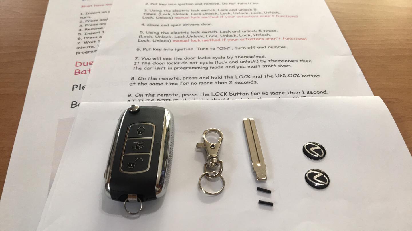 Luxious Auto Key Style Options