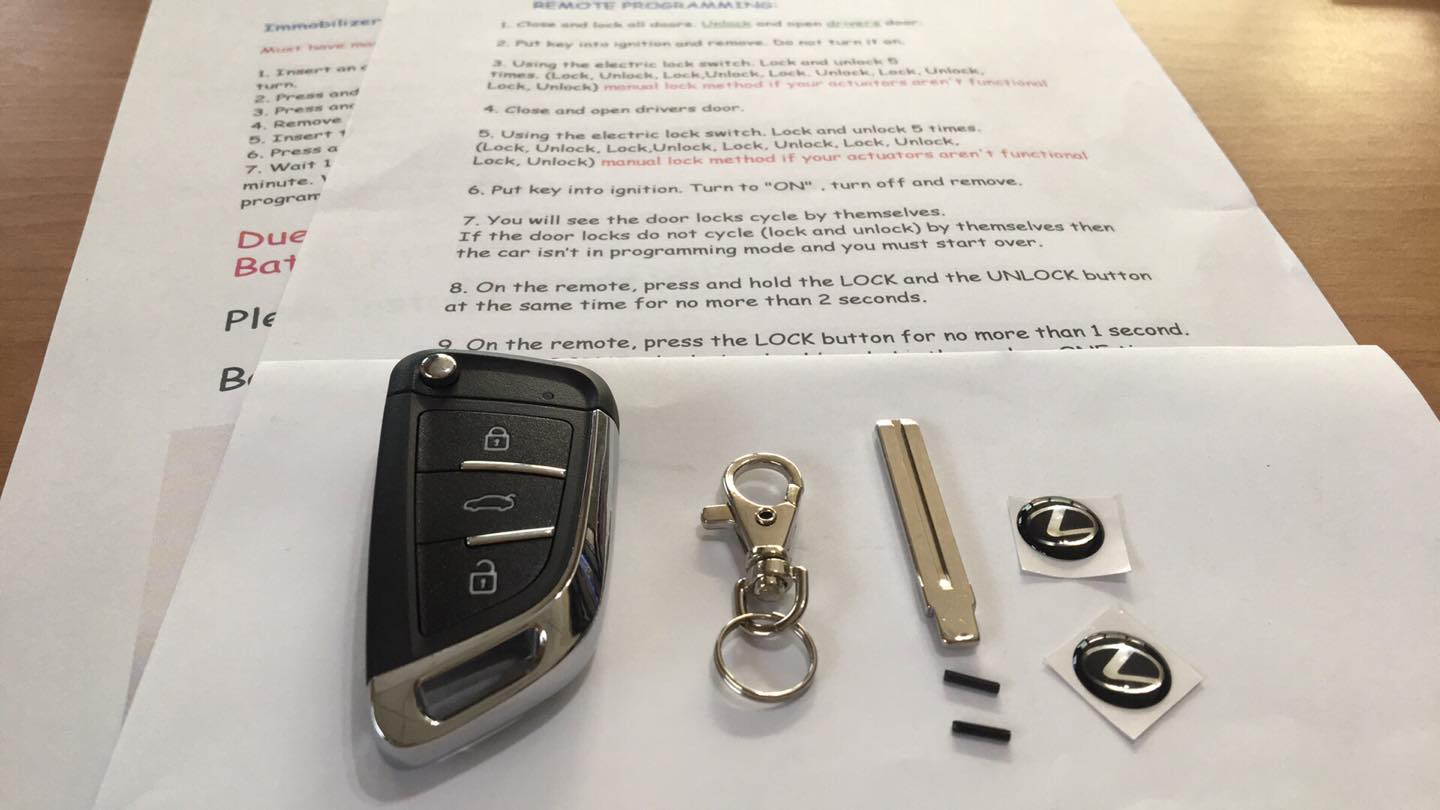 Luxious Auto Key Style Options
