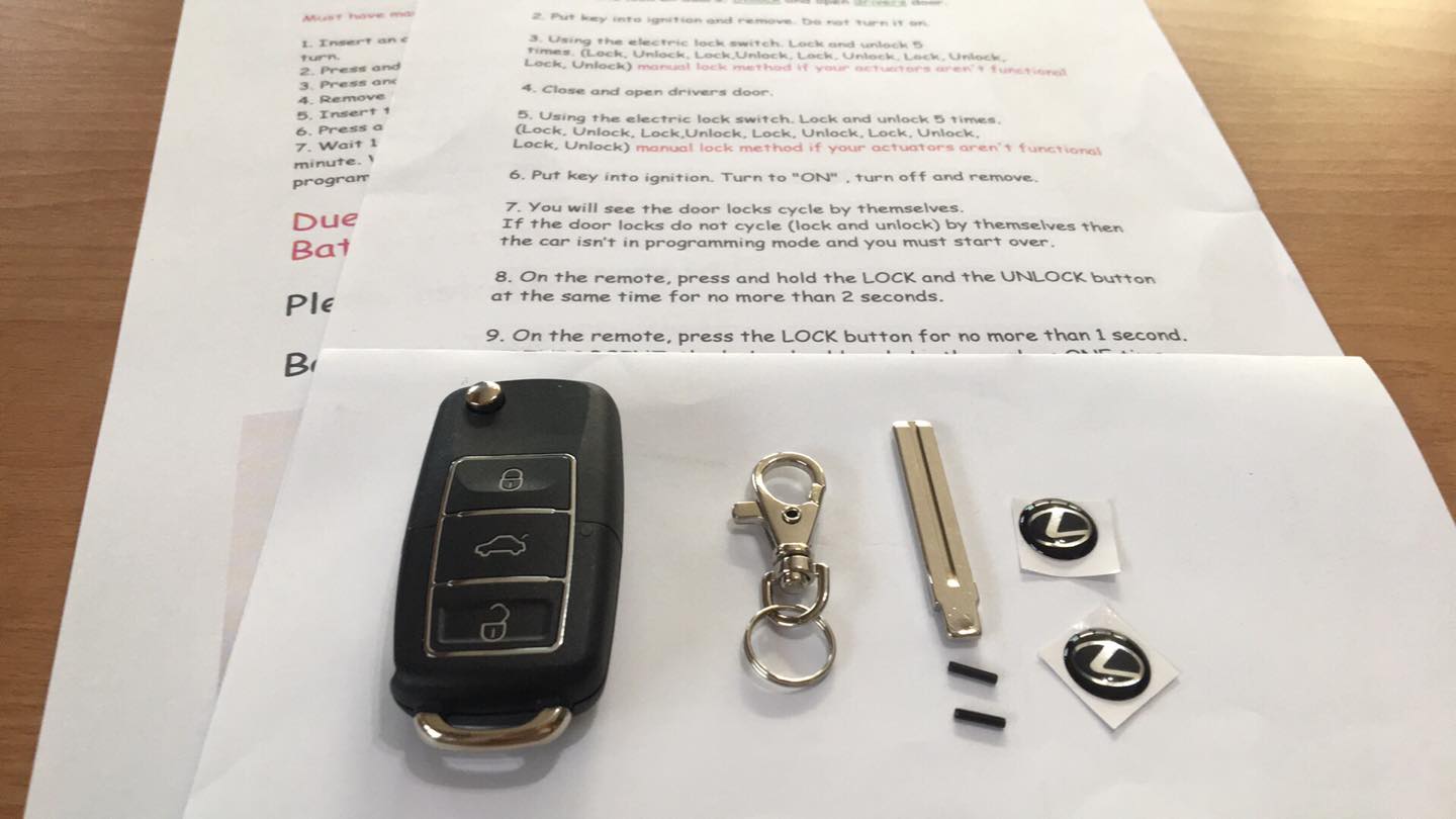 Luxious Auto Key Style Options