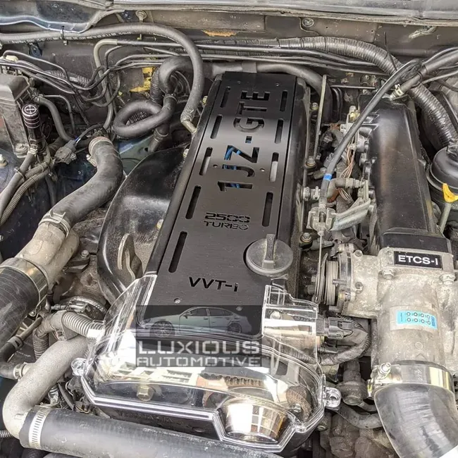 1JZ-GTE VVTI Clear Cam Gear Covers | Luxious Automotive